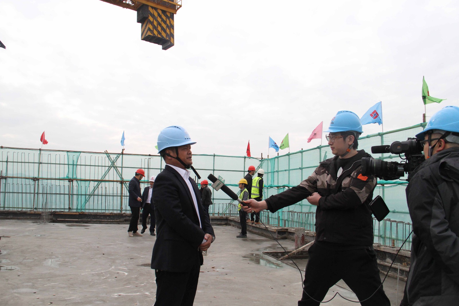 义乌市建设投资集团有限公司建设分公司副总经理傅明义发表讲话.jpg
